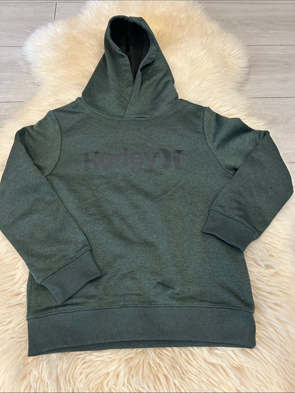 Green Hurley Hoodie Kids